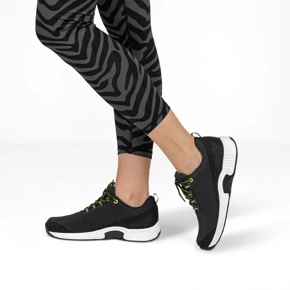 Orthofeet Coral 981 Women’s Lace-Up Sneakers Black Size 9D (Wide) #071-10-26 - Picture 2 of 10